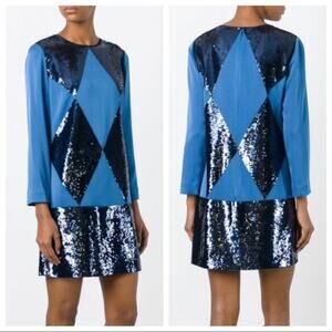 Tory Burch Sequin Cocktail Shift Dress